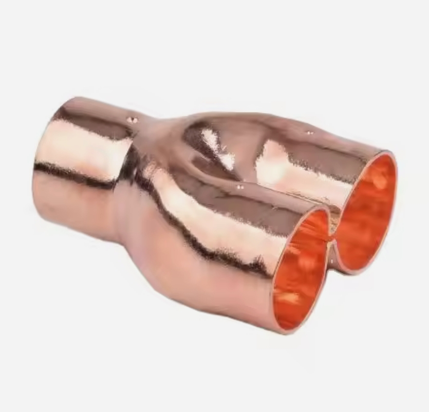 Refrigeration Parts Copper Pipe Fitting Distribute Connector Cxc Copper Pipes Fittings Tube