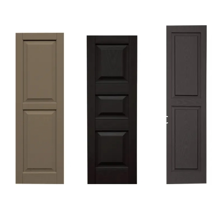 Australia Indoor Horizontal Louvers Solid Wood Panel Shutter for Window