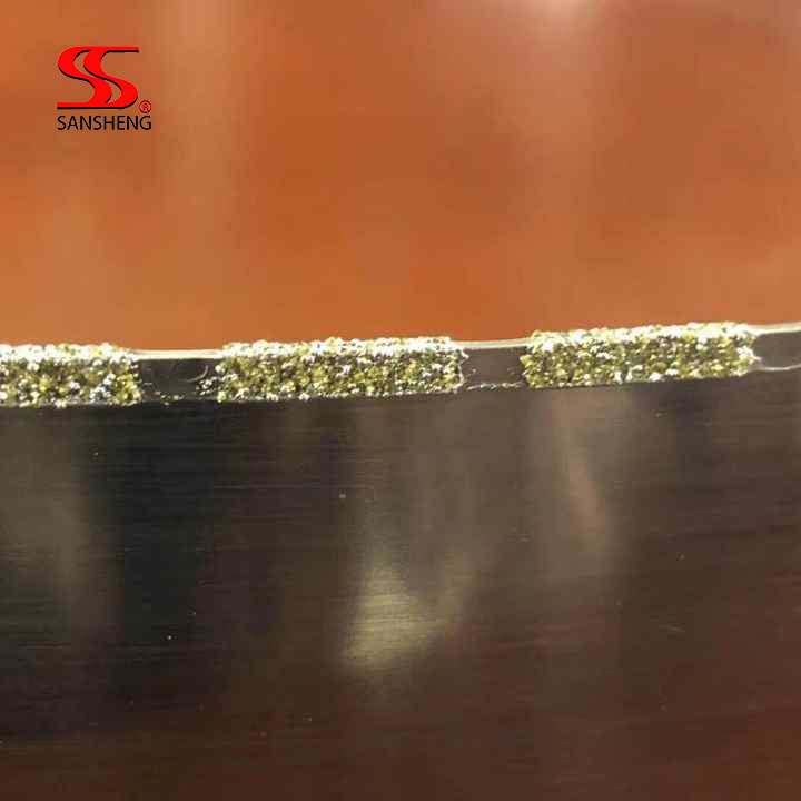 Marble Blocks Cutting Diamond Bandsaw Blade Machine Blade Carbon Steel High Specific Gravity Foam Glass 0.315in (8mm) 4023*27*0.9mm