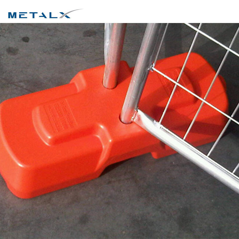 Modern Galvanized/Stainless Steel Mesh UK Rubber Base Heras Removable Australia Hoarding Event Temporary Fence Price for Construction Site/Swimming Pool/Outdoor
