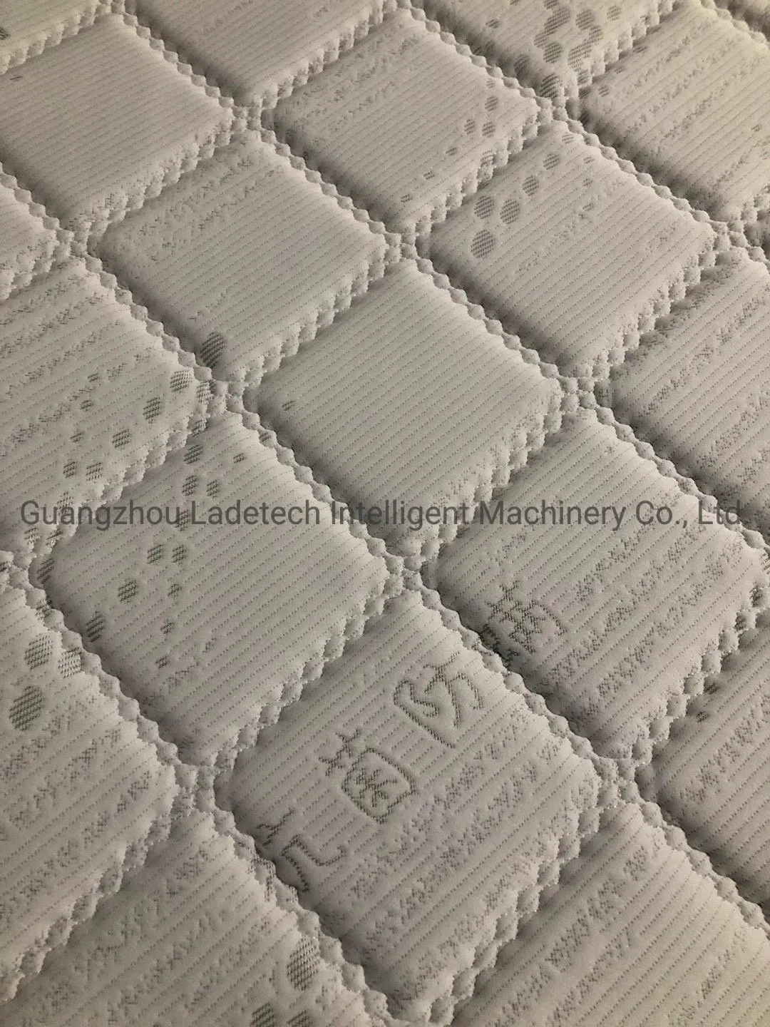 Mattress Jacquard Ticking Multineedle And Single Needle Topper Quilted Fabric