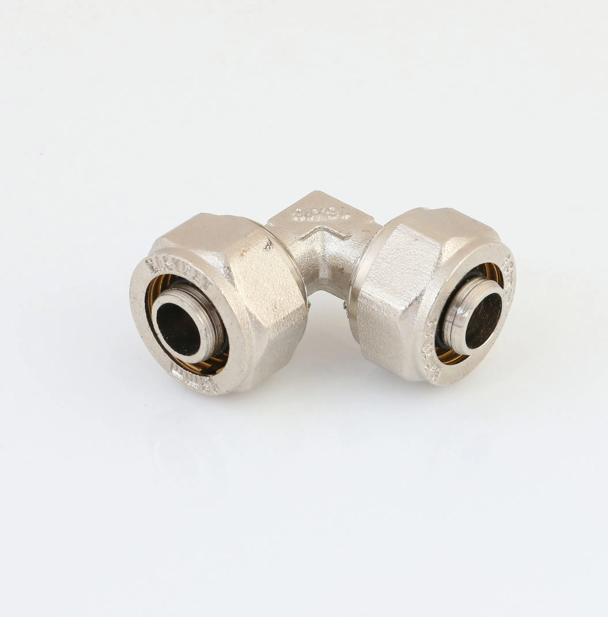 Straight Nickel Plated Male Tube Coupling Connector Brass Compression Fitting for Pex-Al-Pex Pipes