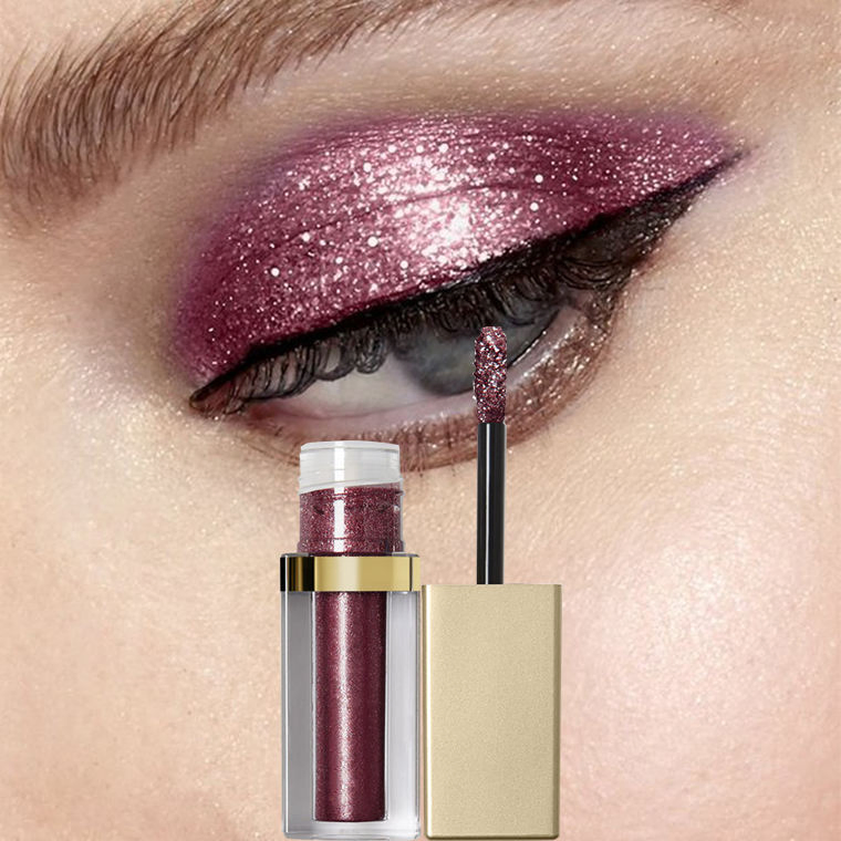 Vegan High Pigment Glitter Liquid Eyeshadow for Radiant Looks