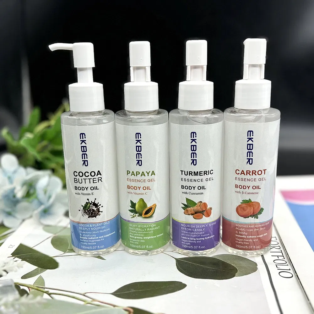 Radiance Body Massage Oil Whitening Moisturizing Organic Cocoa Body Gel Oil