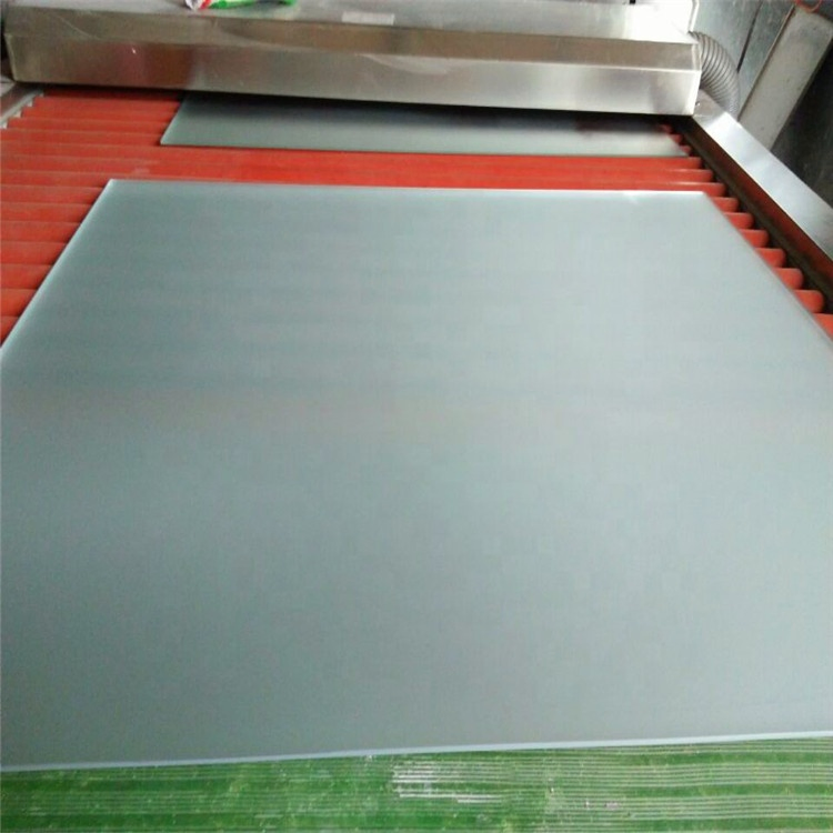 Milky Acid Etched Glass with High Quality for Building