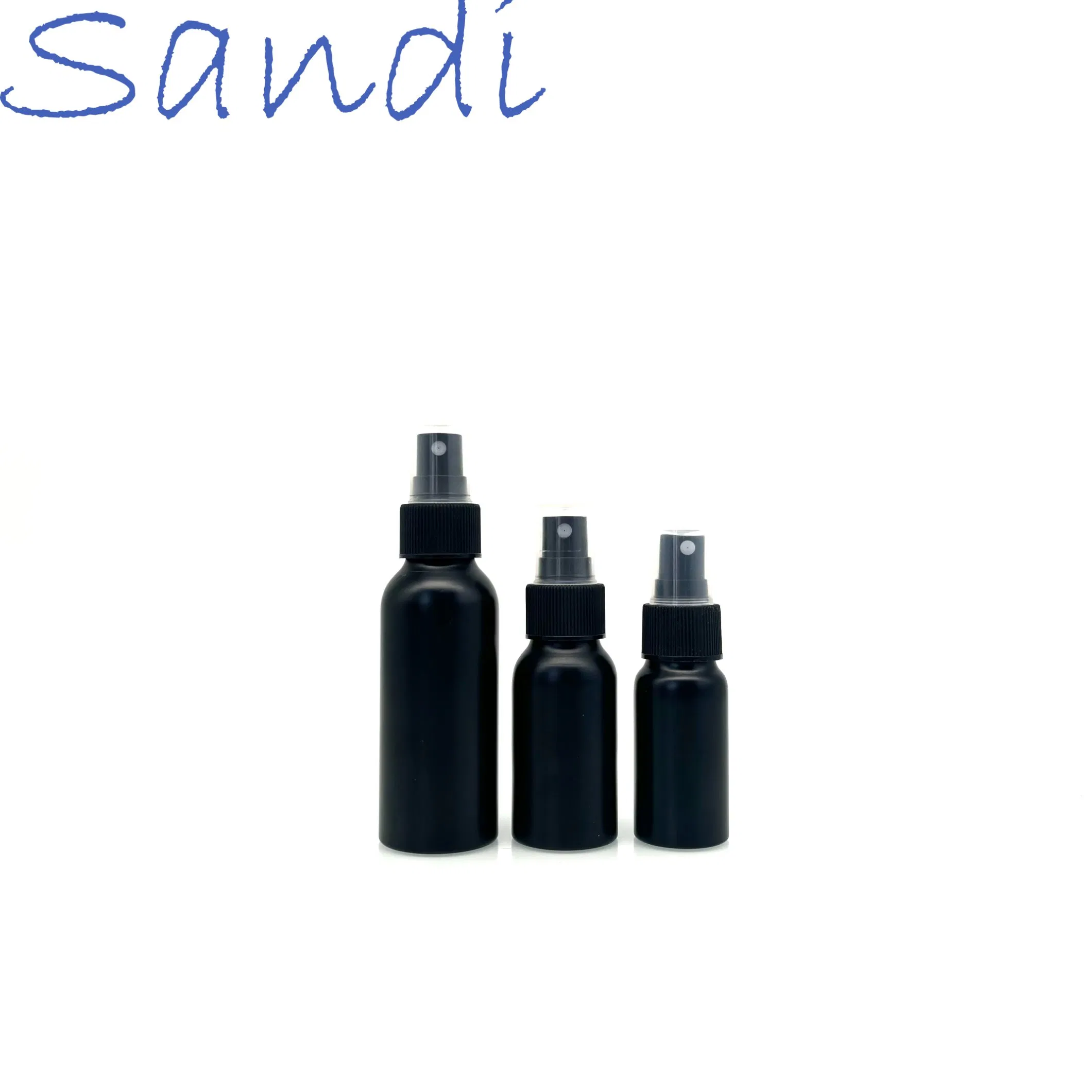 Customized Logo Color Label Skincare Cosmetics Aerosol Sun Isolation Protection Aluminum Spray Bottle for Essential Oil Perfume Sunscreen Product