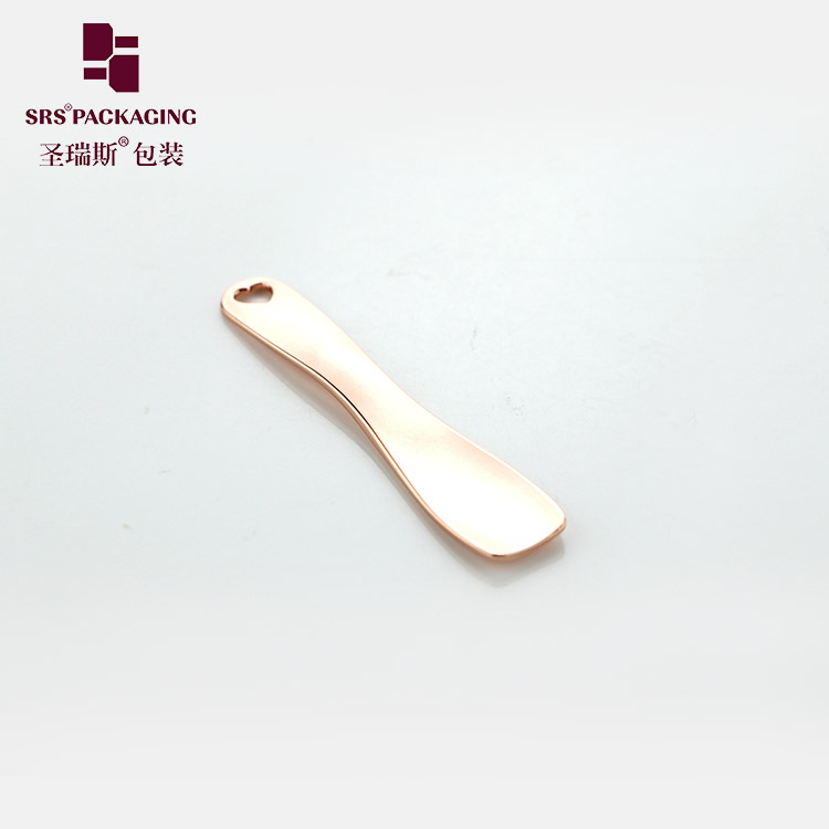 Zinc Alloy cosemtic spatula with spoon shape For cream use