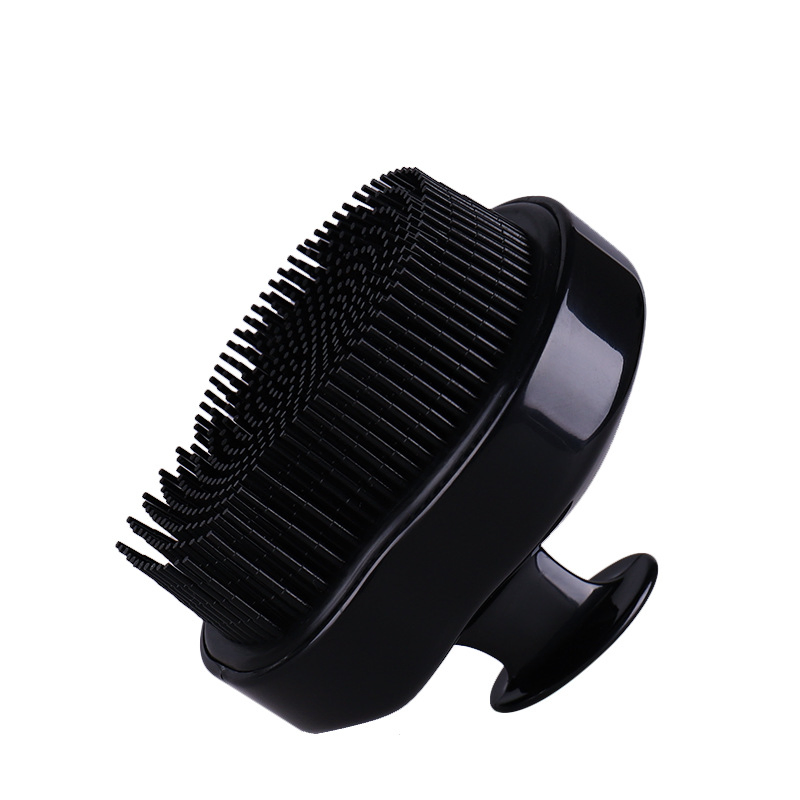 Gourd Shape Silicone Bath Brush Long Hair Brush Exfoliating Scrubber