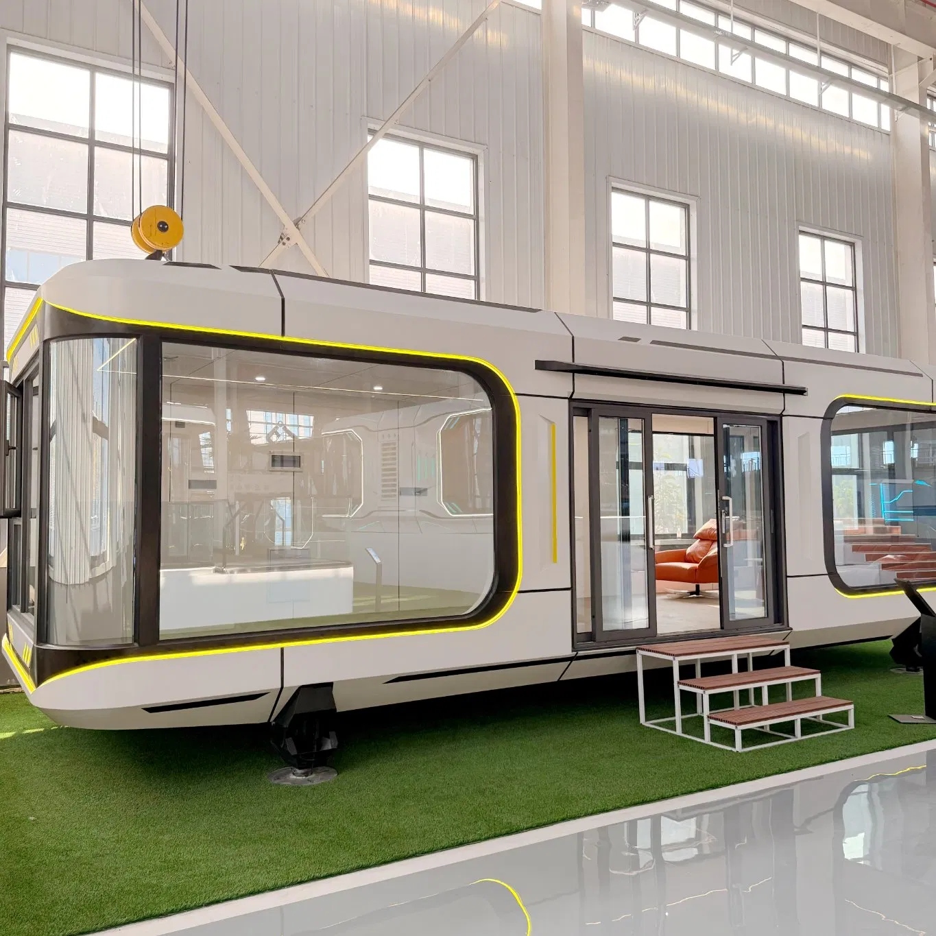 Luxury Modern Modular Mobile 8.5m Space Capsule House Large Camping Home Hotel