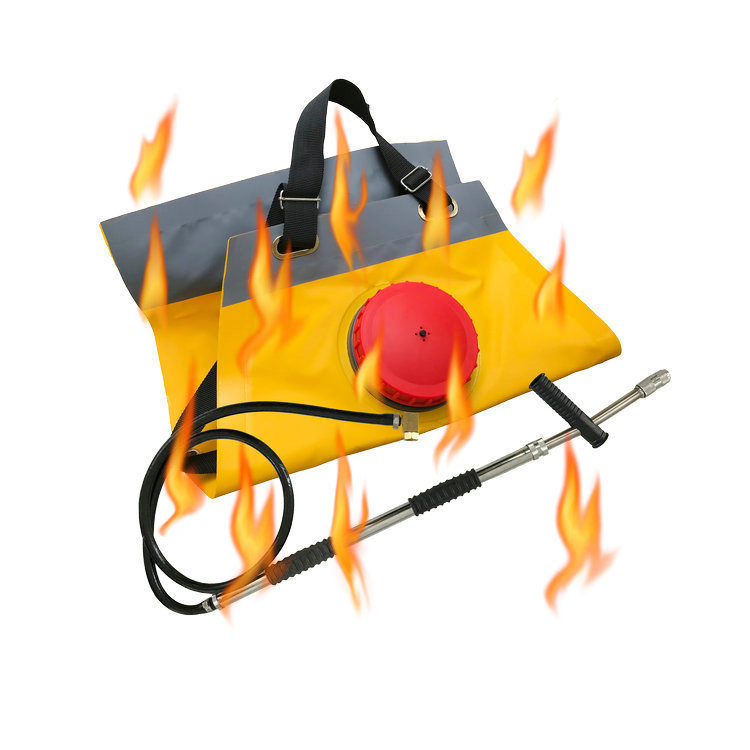 20L Portable Brass Hand Pump Forest Fire Fight Backpack Water Firefighting Sprayer