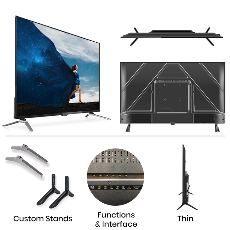 55 Inch Smart TV 4K Ultra HD Flat Screen Televisores-Smart-TV Smart Television Smart TV
