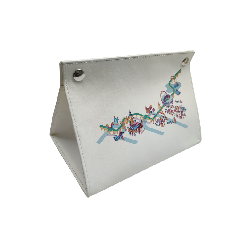 PU Leather Fashion Luxury Custom Tissue Holder Tissue Bag