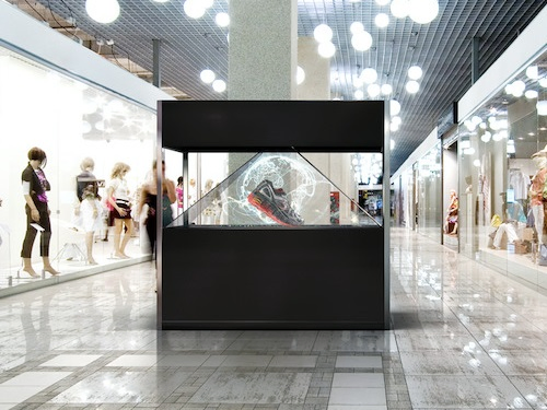 Mall Holographic Advertising, Holo Screen with Hologram Technology