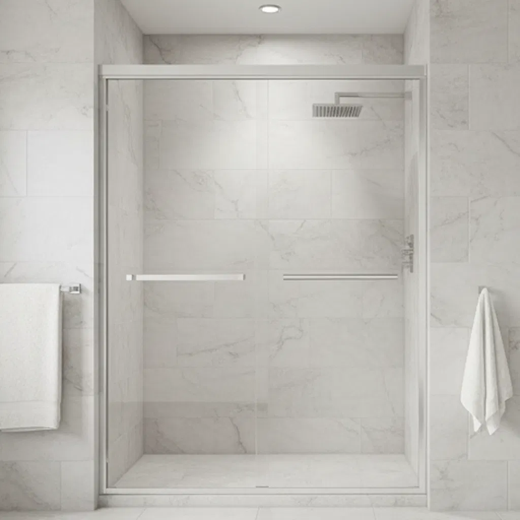 Soft Closing Kit with Easy Installation for Versatile Rail Adjustments Shower Enclosure