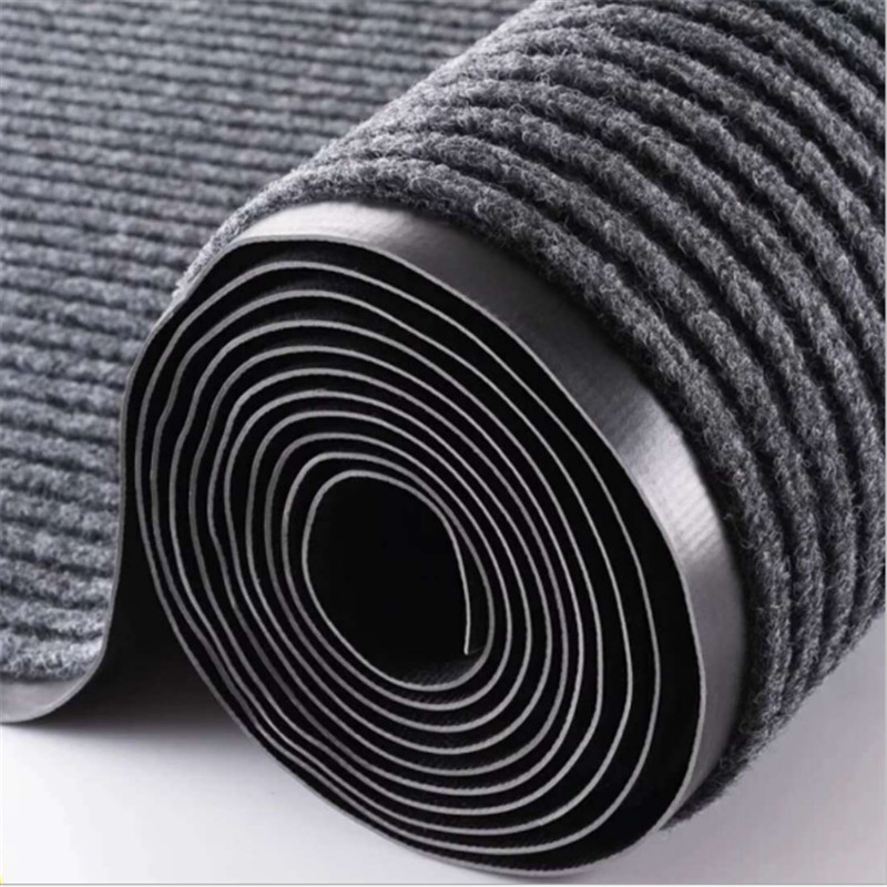 Dirt Stopper Carpet Runner 60cm X 160cm Grey/Black. with Non-Slip Back for Home Office Kitchen