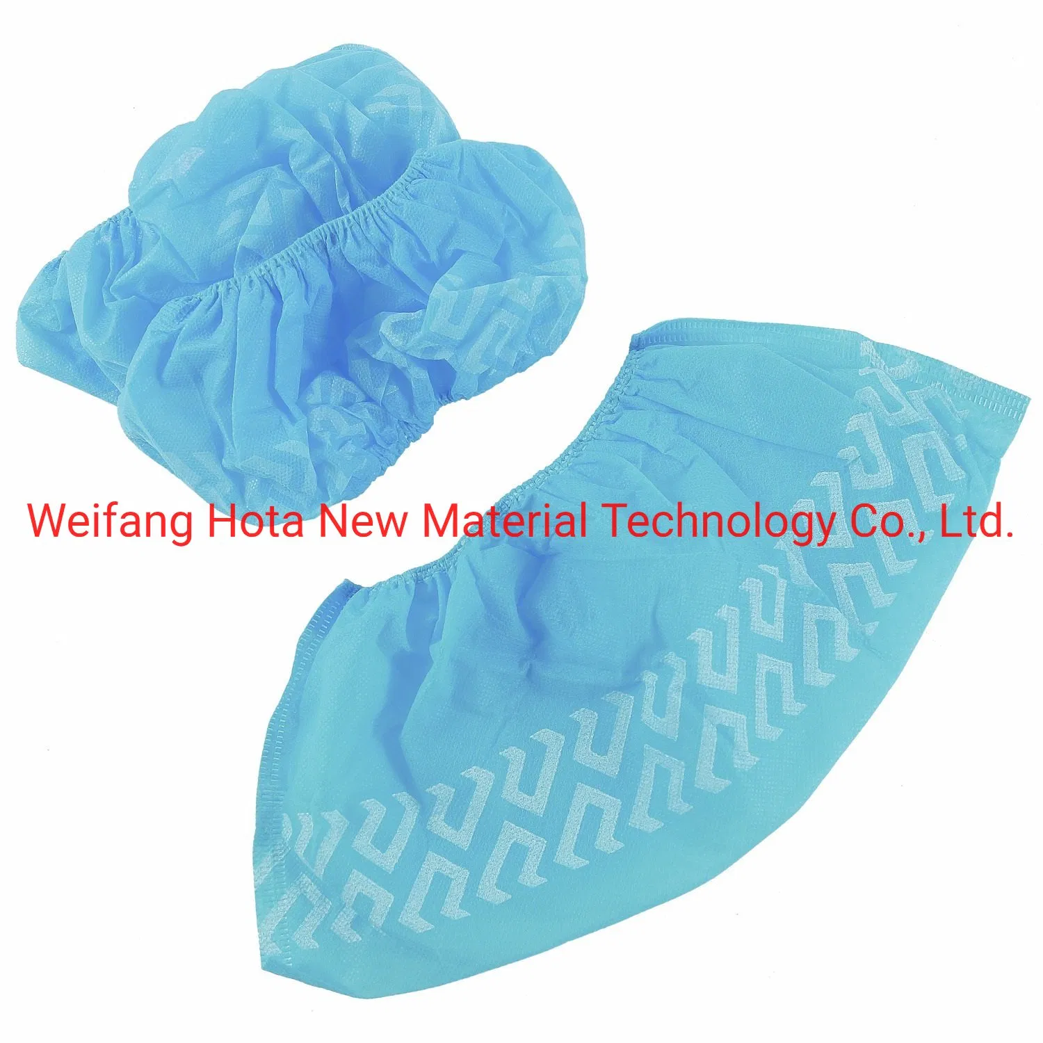 2020 Waterproof Blue Plastic CPE Polyethylene Disposable Shoe Covers