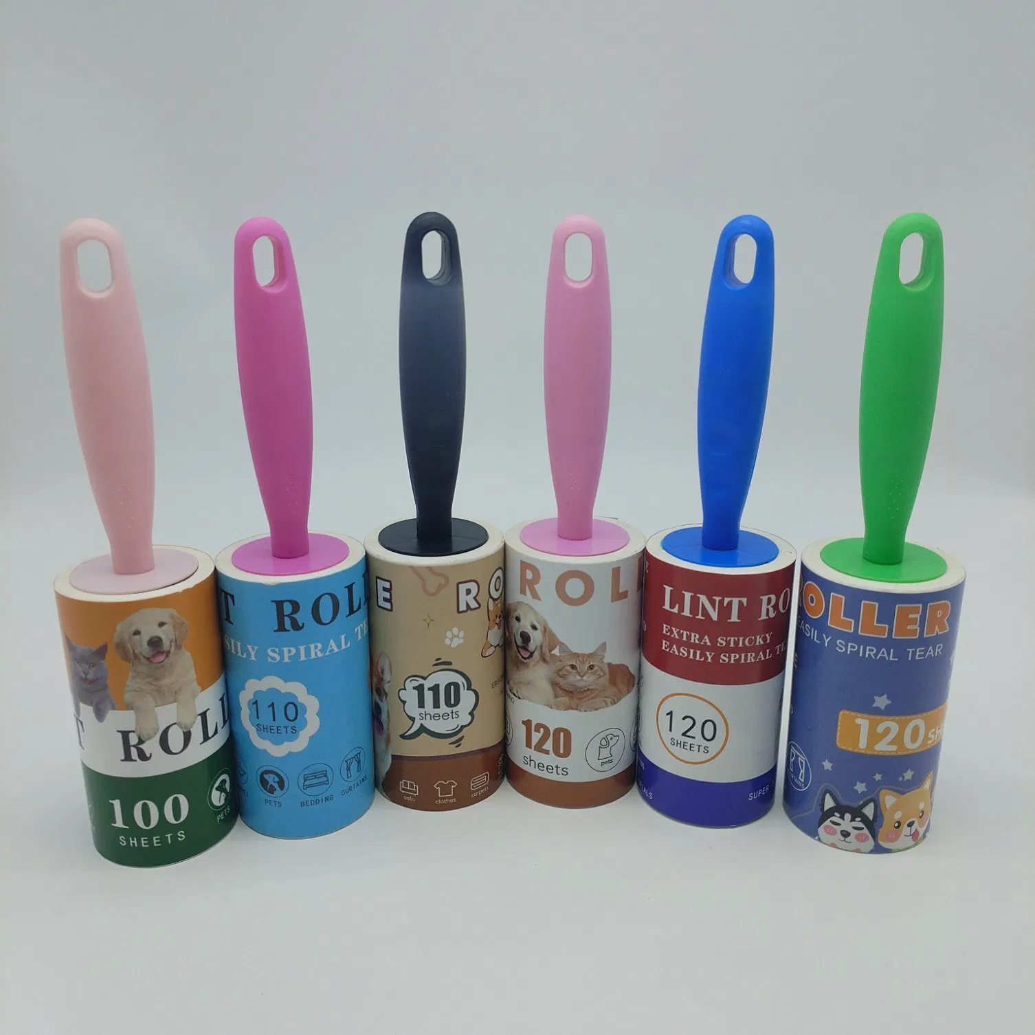 High Quality New Design Cheap Printing Sticky Paper Lint Roller