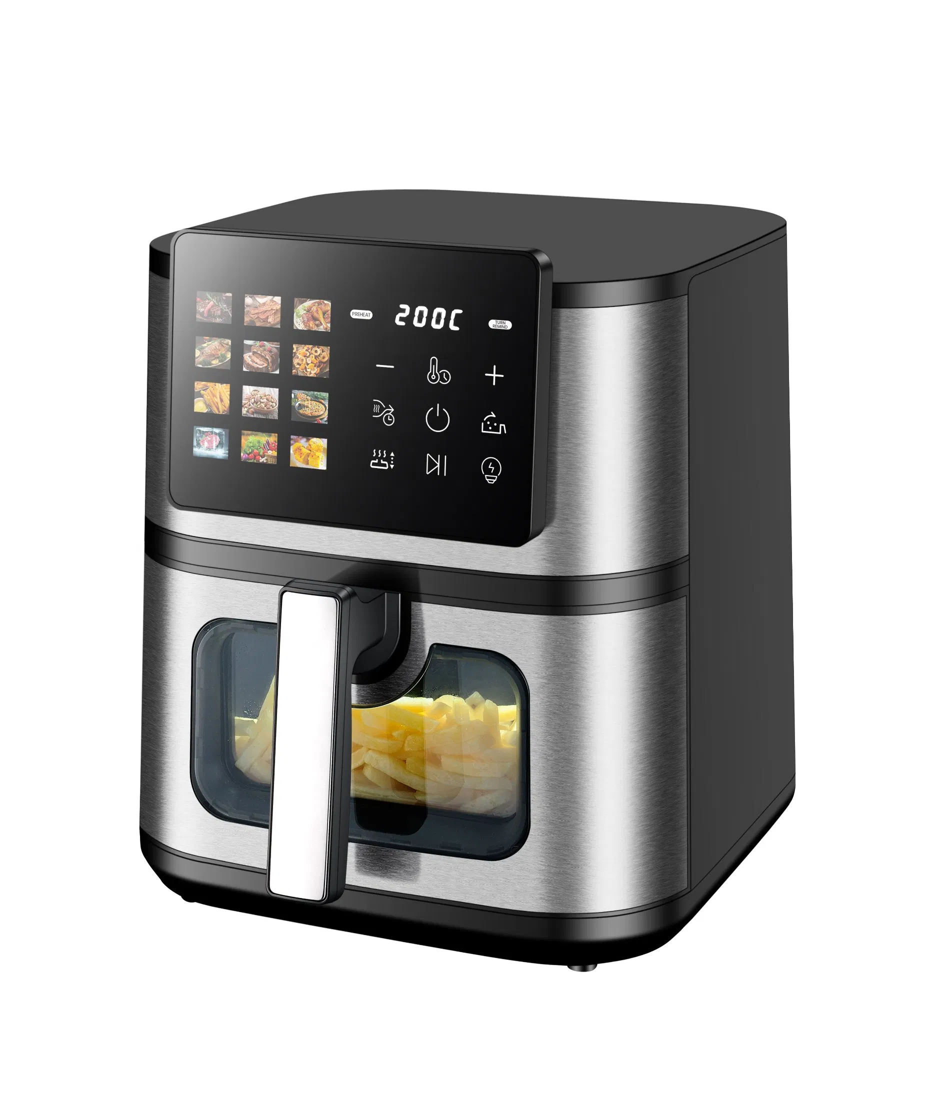 Versatile 8.5L Digital Air Fryer with Vibrant Touchscreen Interface