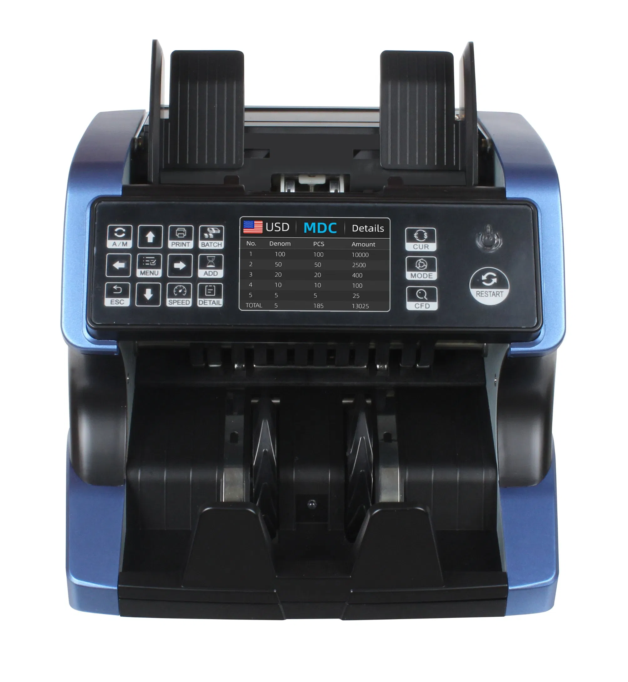 Cashing Counting Machine Financial Equipment Bill Counters Counterfeit Detector Money Counter Banknote Counter Money Counter