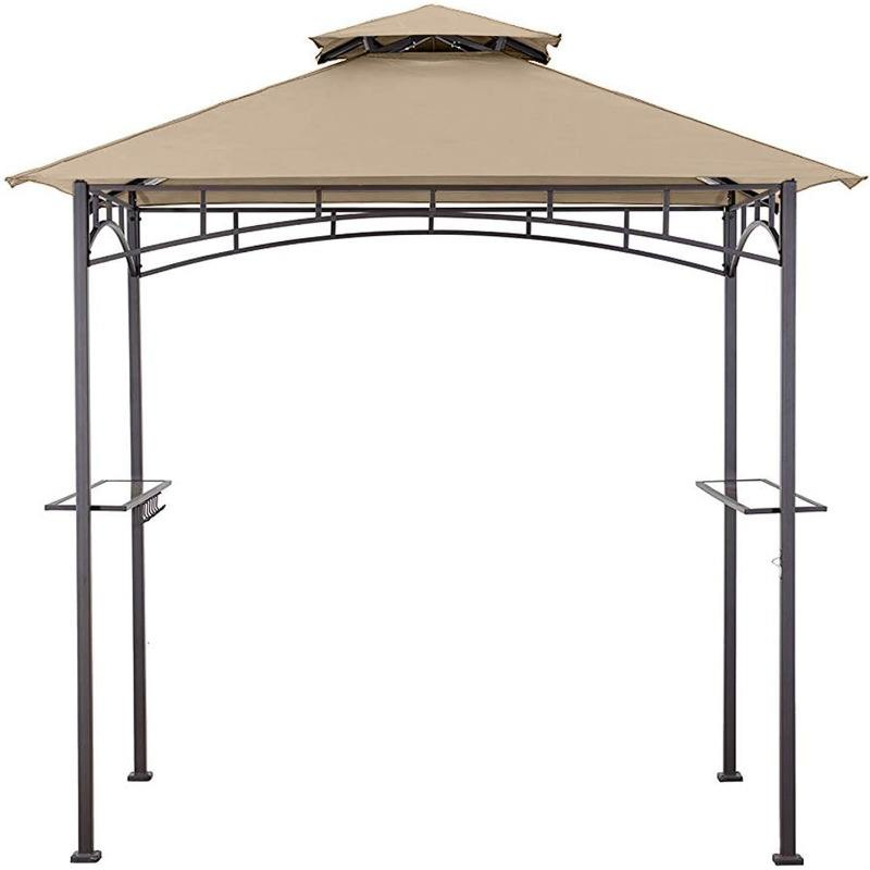 Great Quality High-Strength PVC Sun Cover Gazebo Replacement Top Weather-Resistant Outdoor Canopy