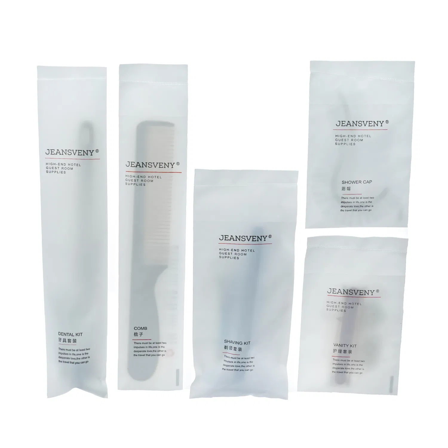 OEM Toothbrush Set Travel Dental Shaving Kit 5 Star Hotel Bathroom Amenities Wholesale