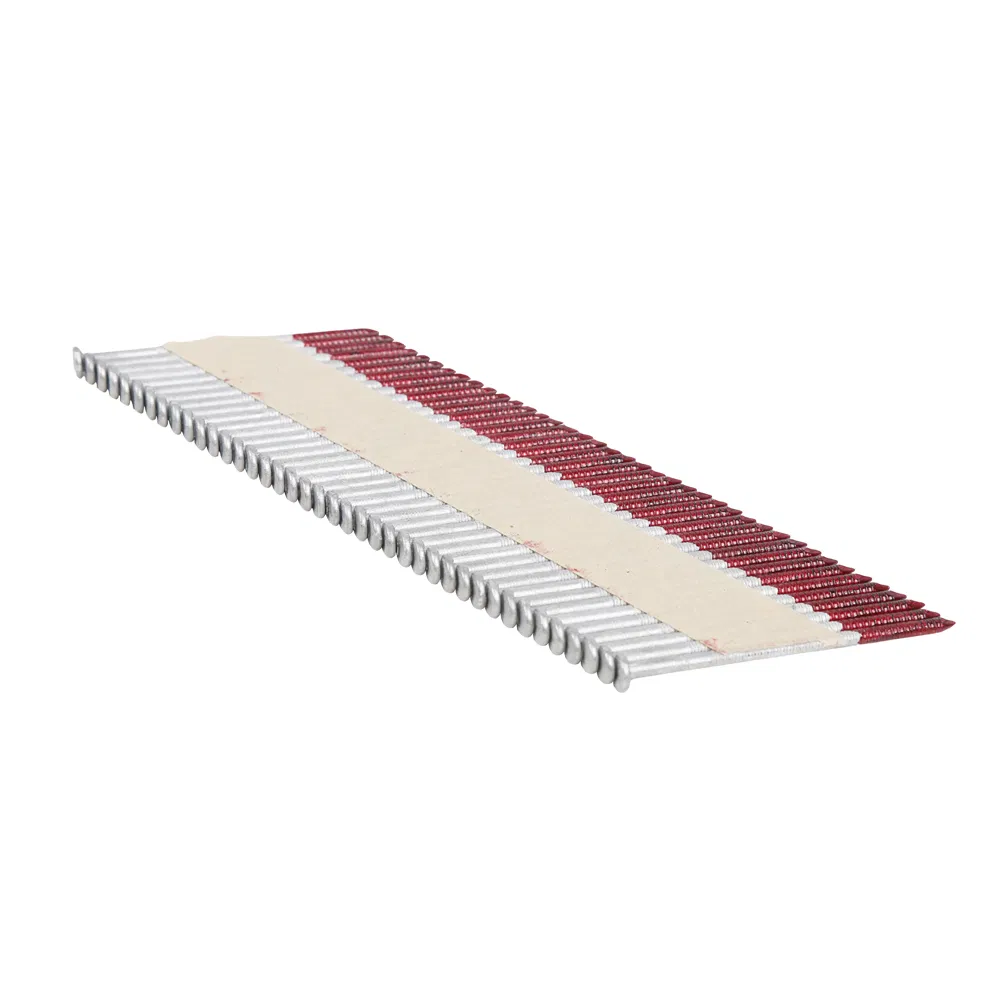 Galvanized Flat Head Polished Framing Paper Strip Nail