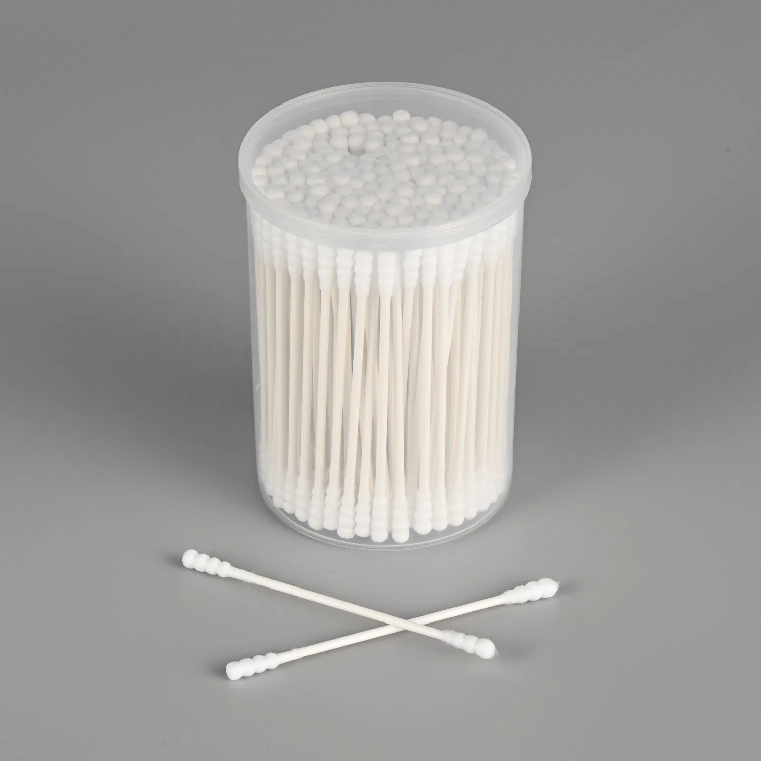 100PCS Pink Paper Stick Cotton Buds