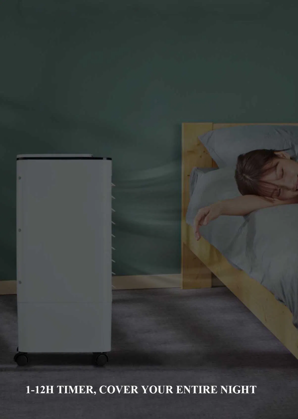 Multifunctional Movable Air Cooler Featuring Low Noise and Energy Efficiency