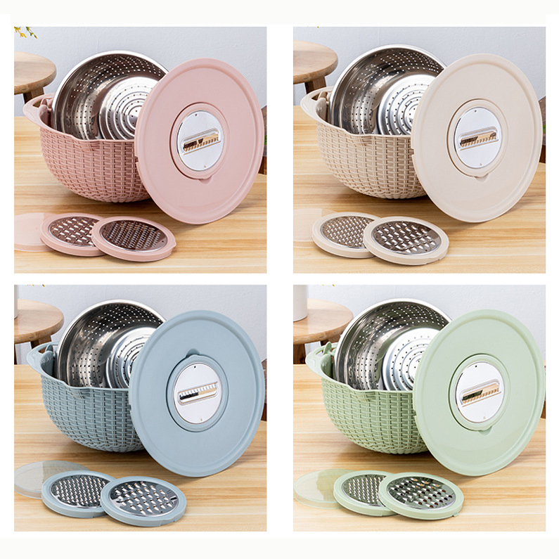 Набор дуршлаг-тёрка G-40 из нержавеющей стали