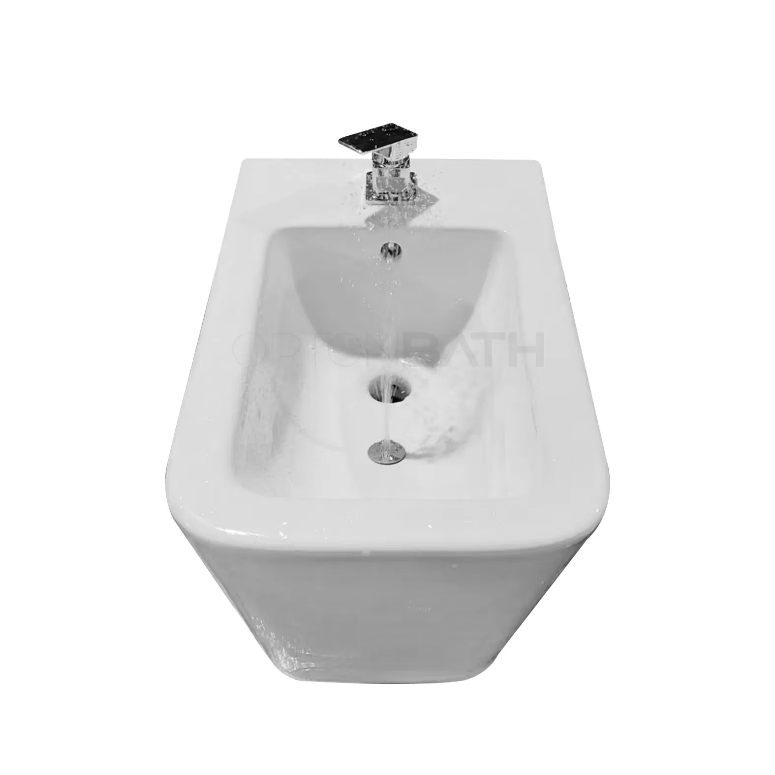Ortonbath Single Tap Hole Floor Mounted Toilet Bidet Freestanding Bidet One Piece Ceramic Wc Toilet Bidet Special Care Bidet for Argentina Lady