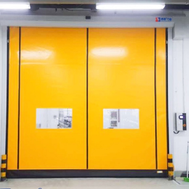 Simple and Elegant PVC Self-Repairing Zipper High Speed Roll Shutter Door