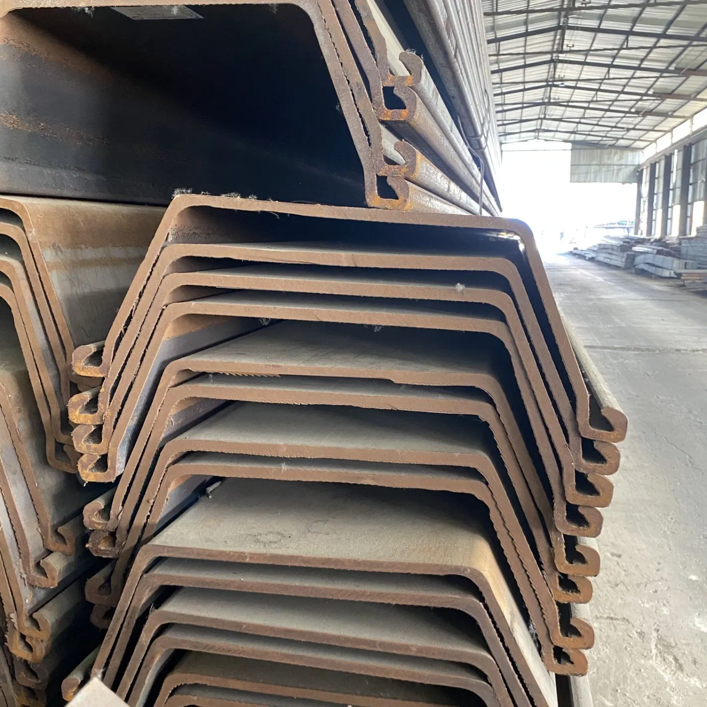 Sy29512m Steel Sheet Pile 400X170X13.1 Steel Sheet Pile 600mm Sy390 400mm Used Steel Sheet Pile