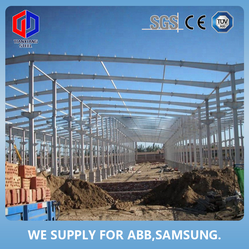 Steel Structure Warehouse Workshop Bridge Dairy Cow Farm Structures Prefab Warehouse