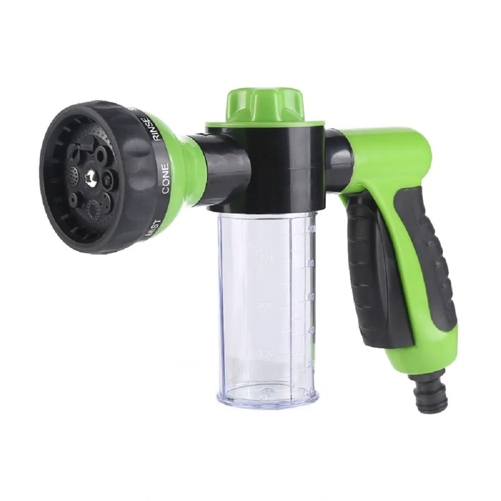 Adjustable Gun Spray Water Foam Nozzle Patterns with Tank for Soap Ci18087