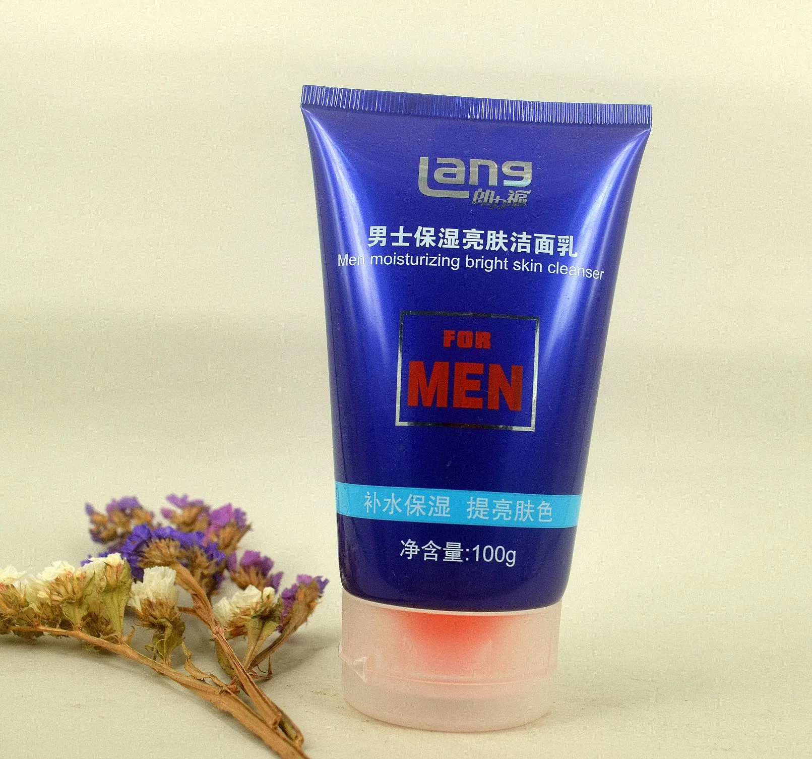 100g Men's Moisturizing Bright Facial Cleanser Mud