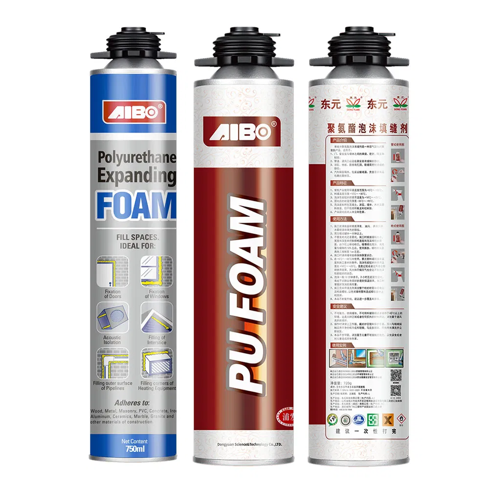 High Density Hot Selling 750ml Multipurpose Long Lasting PU Foam for Building