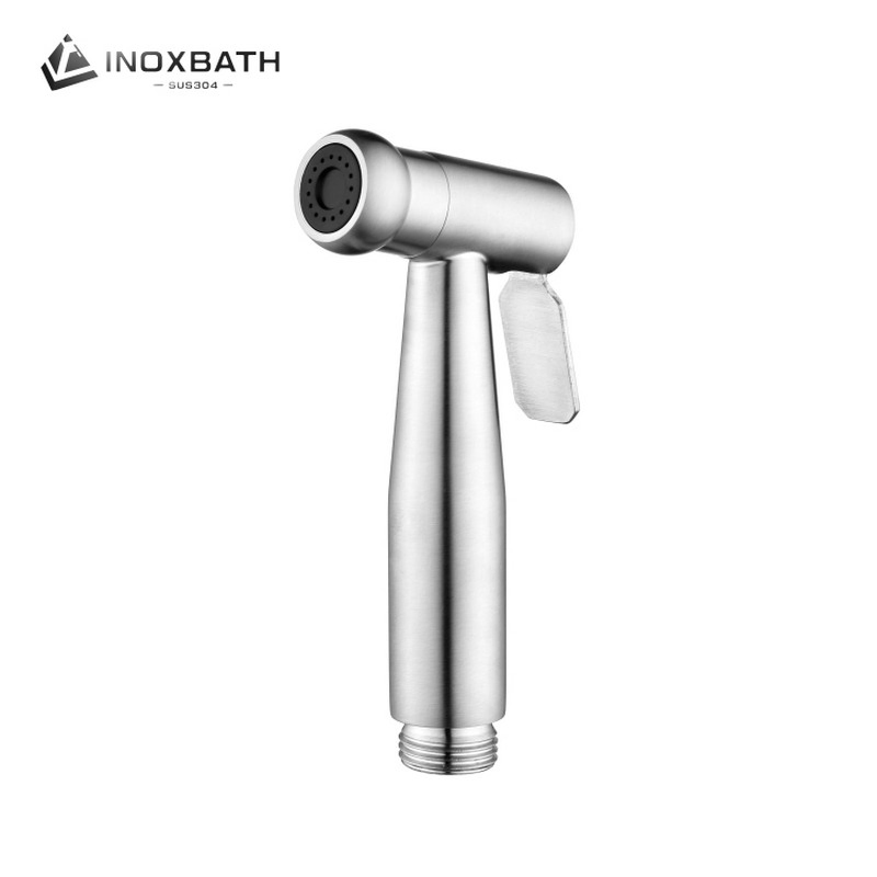 Stainless Steel Handheld Shattaf Set Bidet Spray Toilet Baby Cloth Diaper Sprayer