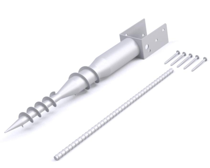 China Galvanized Steel Ground Screws Post Anchor for Solar