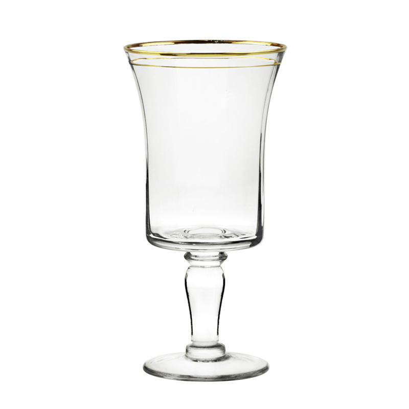 Sublimation Green Glass Water Goblets Tumbler Set