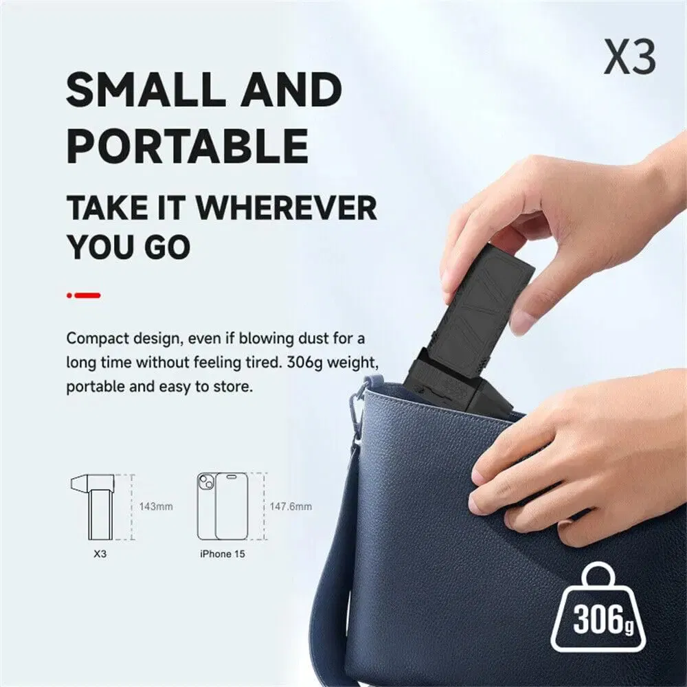 Electric Turbo Fan Portable Mini Turbo Fan Vertical Small Wind Turbine for Car Mini Turbine Jet Fan
