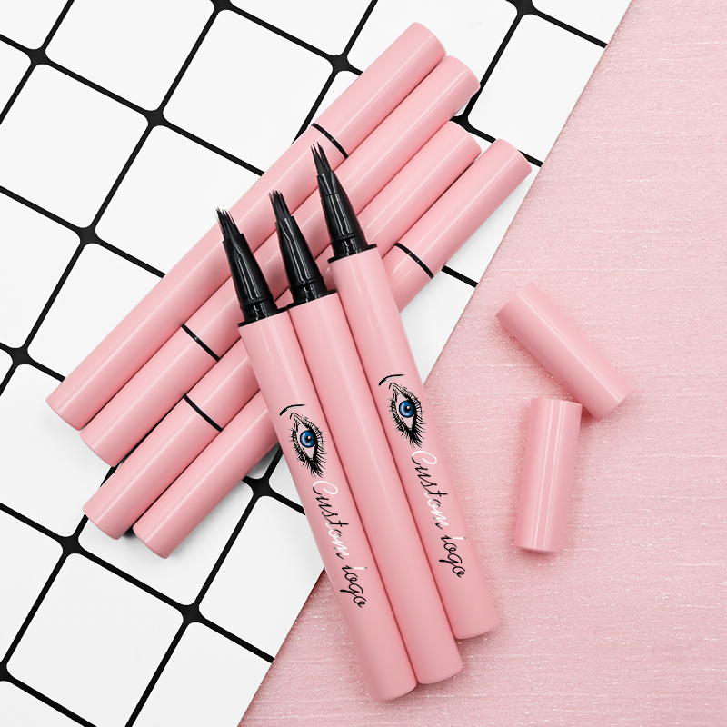 Premium Support Custom Waterproof and Sweat Resistant Longlasting Color Brightening Dark Brown Liquid Eyebrow Pencil