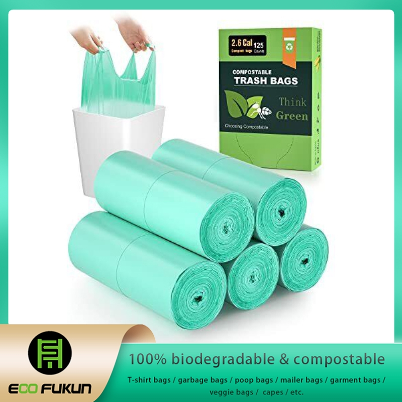 Compostable Kitchen Food Scrap Bags, Biodegradable Refuse Sacks