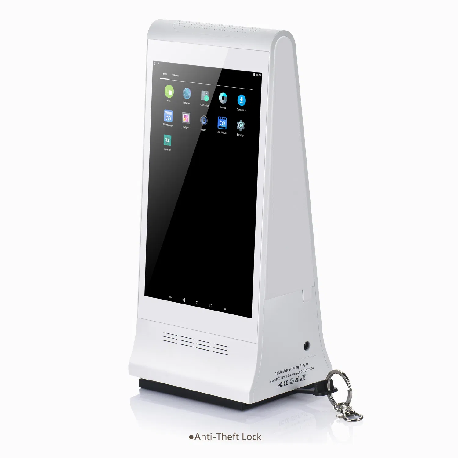 7 Inch LED Display Interactive Self-Service System for Restaurants