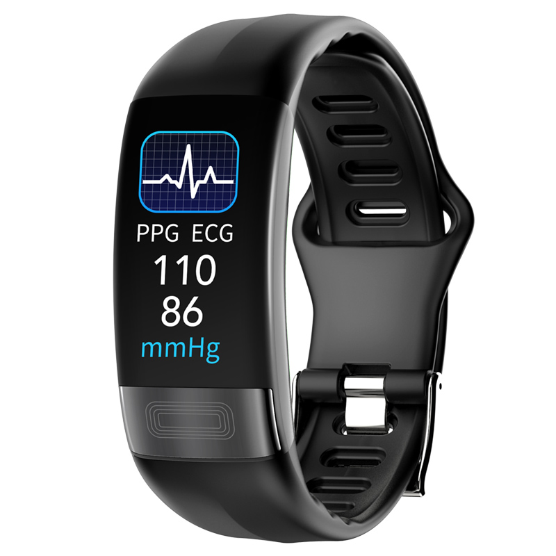 Nordic Chip Custom Sdk Smart Watch Band ECG PPG Blood Pressure Oxygen Monitor Heart Rate Body Temperature Tracking IP67 Waterproof Health Fitness Tracker