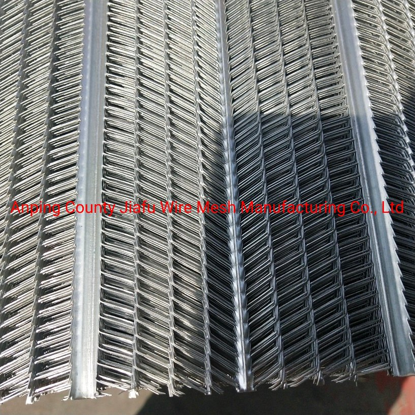 Expanded Metal Ribbed Lath Building Material 610mm Width Concrete Formwork