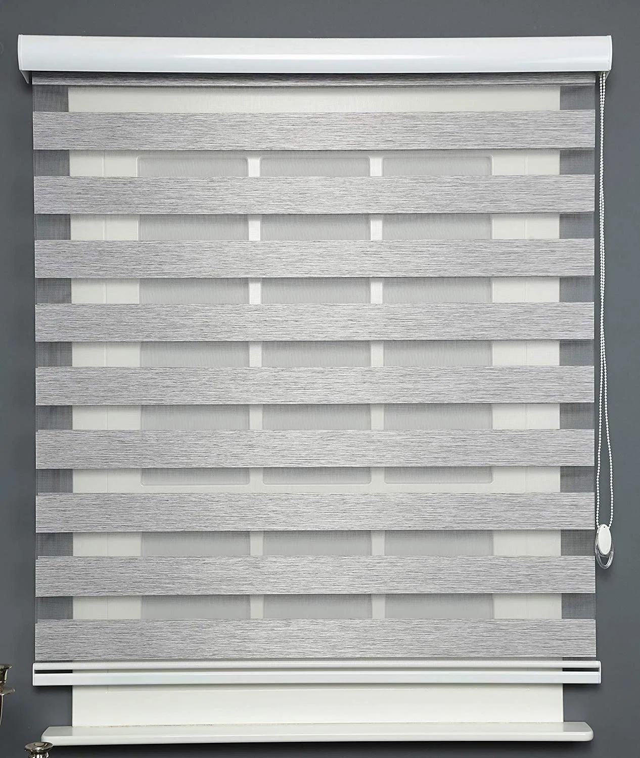 Shadesu Double Layered Fabric Zebra Sheer Shade