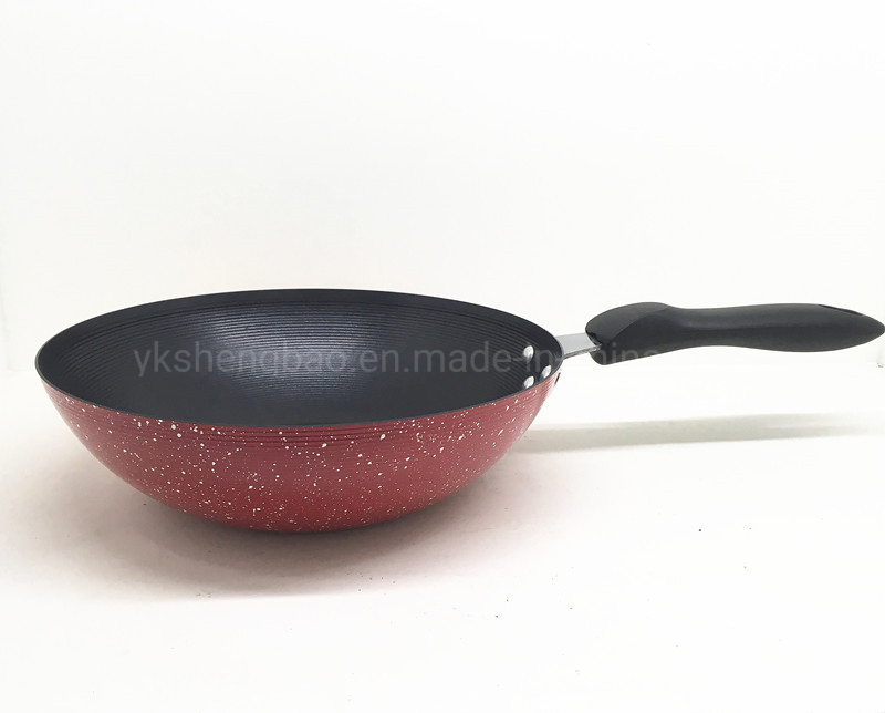 Вок сковорода 25 см из углеродистой стали