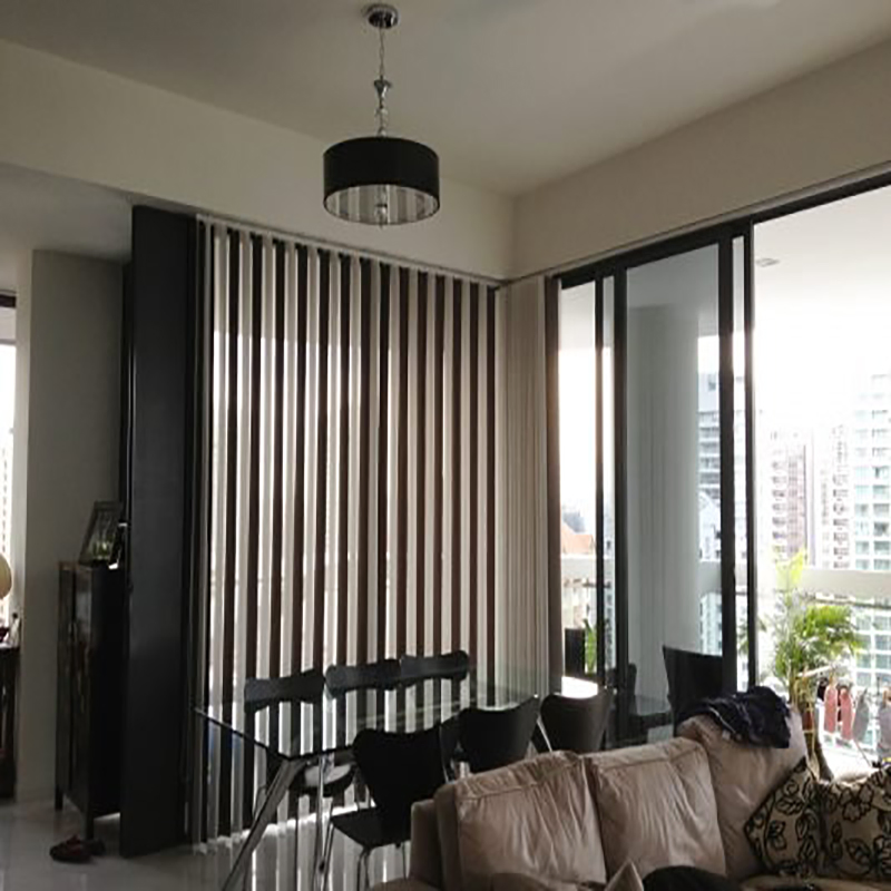 3.5 Inch Vinyl PVC Vertical Blinds for Door Deco