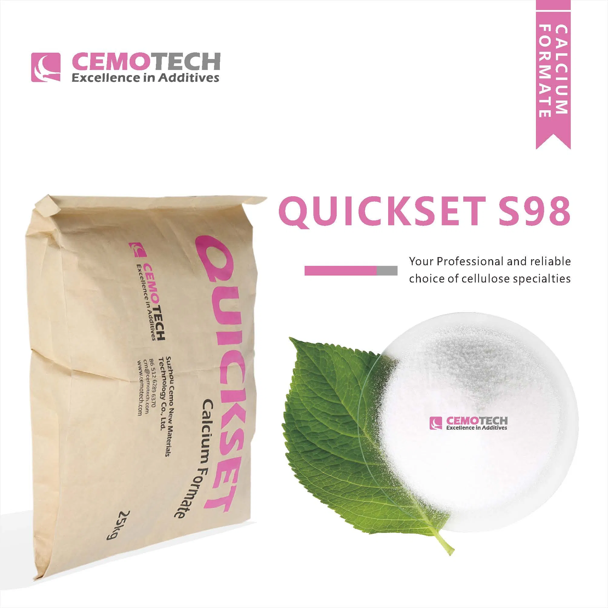 98% Cafo Calcium Formate Food Grade for Animal Feed