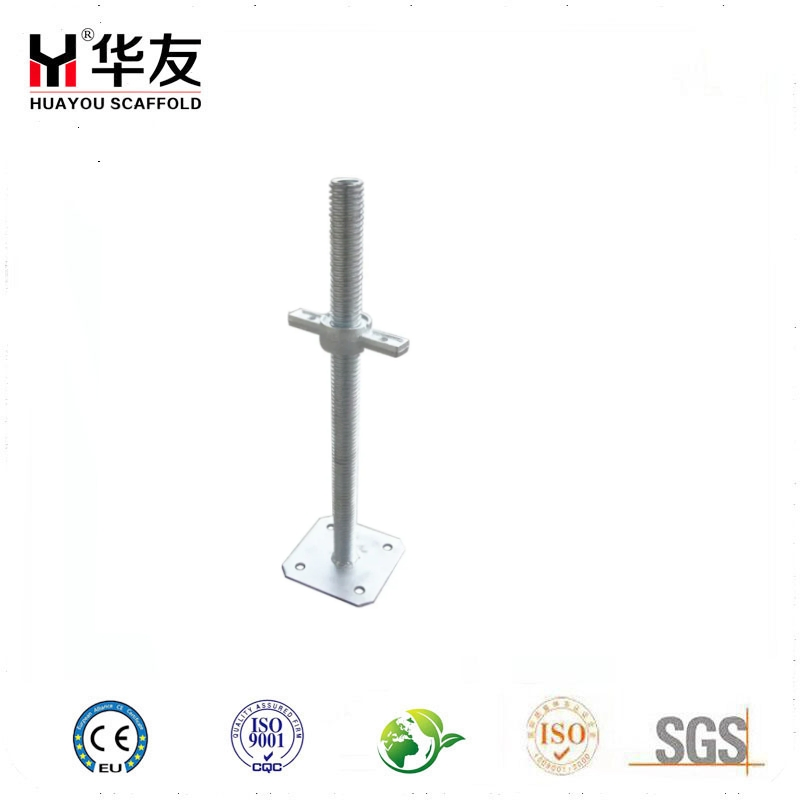 Hollow Scaffolding Shoring Jack Base with Screw Ladder Scaffolding Parts